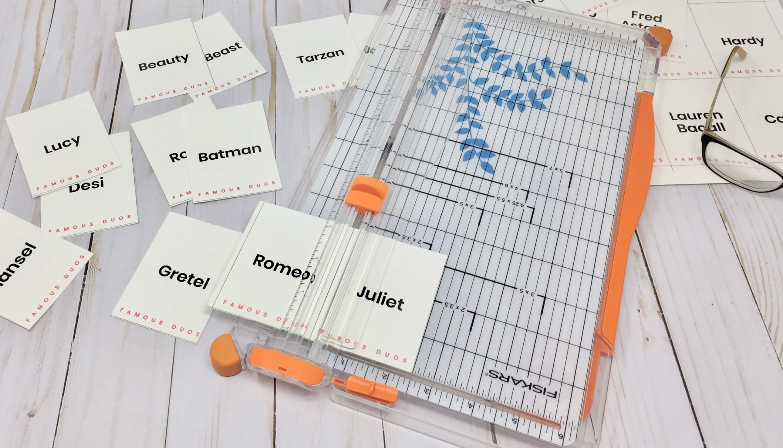 Free printable Famous Duos activity created for Alzheimer's and dementia patients