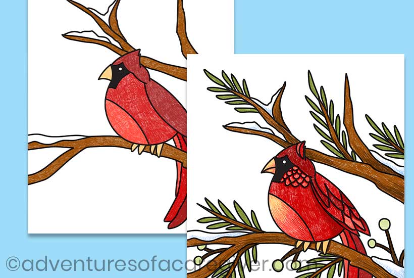 Easy and really easy dementia coloring designs