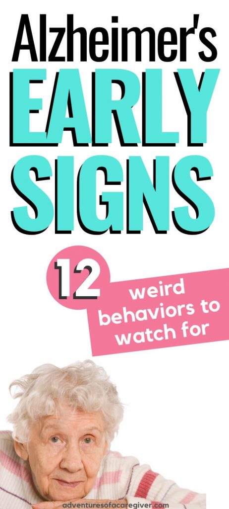 Early signs of Alzheimer's